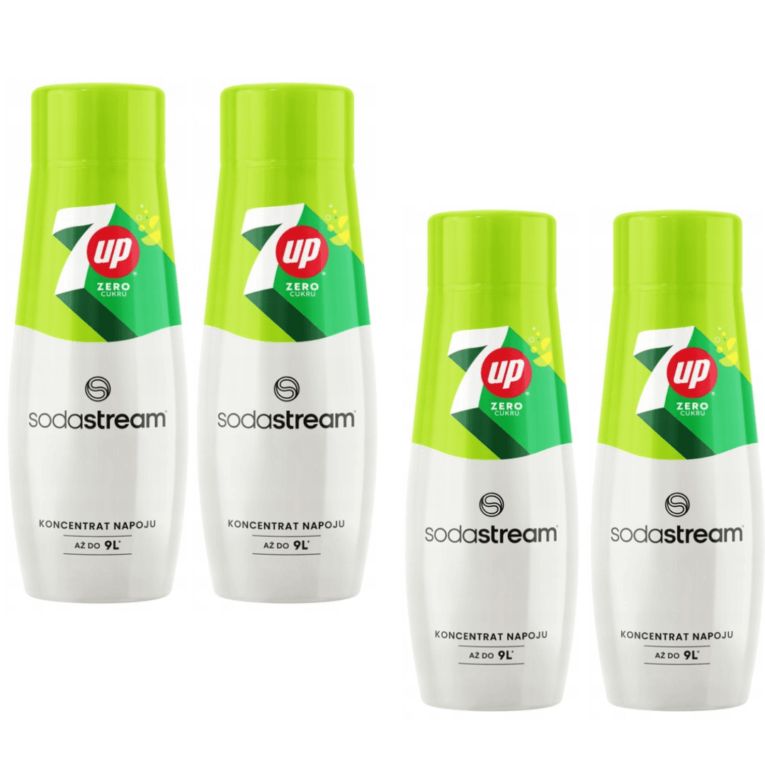 4x SodaStream 7UP ZERO sciroppi