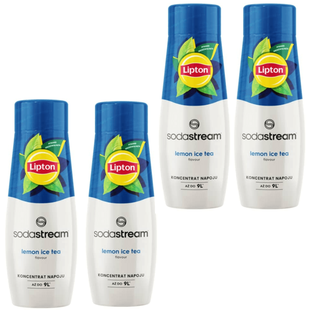 4X SodaStream Lipton Ice Tea sciroppi