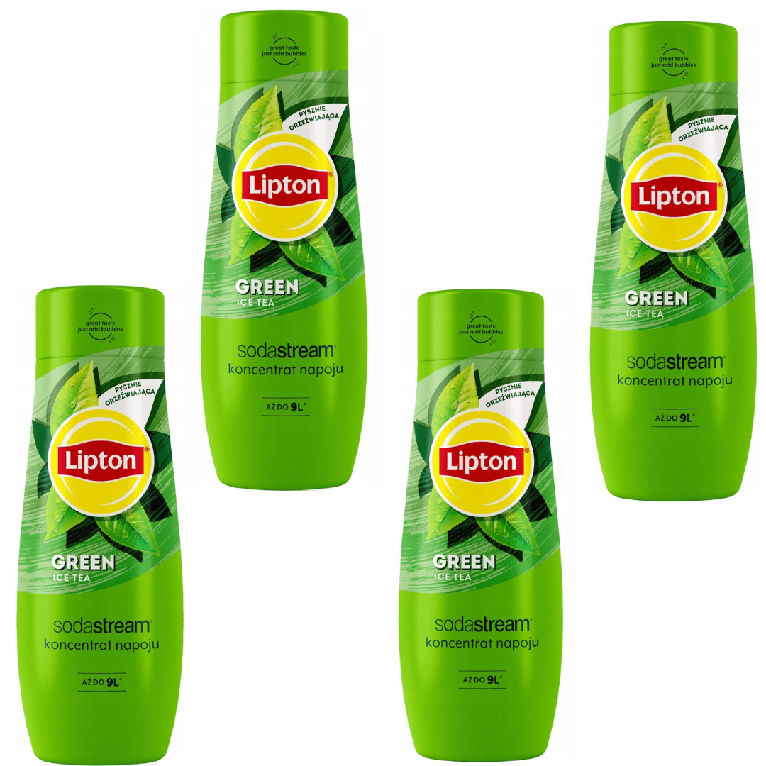 4x Sciroppi SodaStream Lipton Tè Verde Freddo