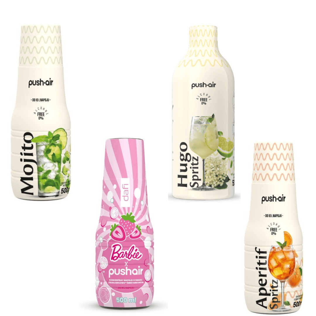4 x Dafi Mojito + Barbie + Hugo Spritz + Aperitif Spritz sciroppi