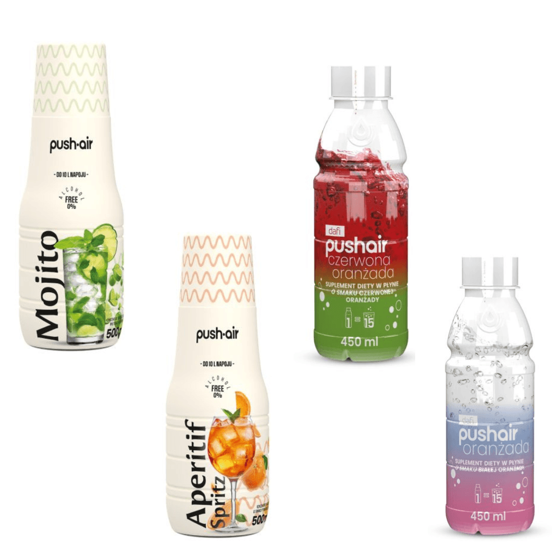 4× Dafi Mojito + Aperitivo Spritz + Aranciata rossa + Arancia bianca sciroppi