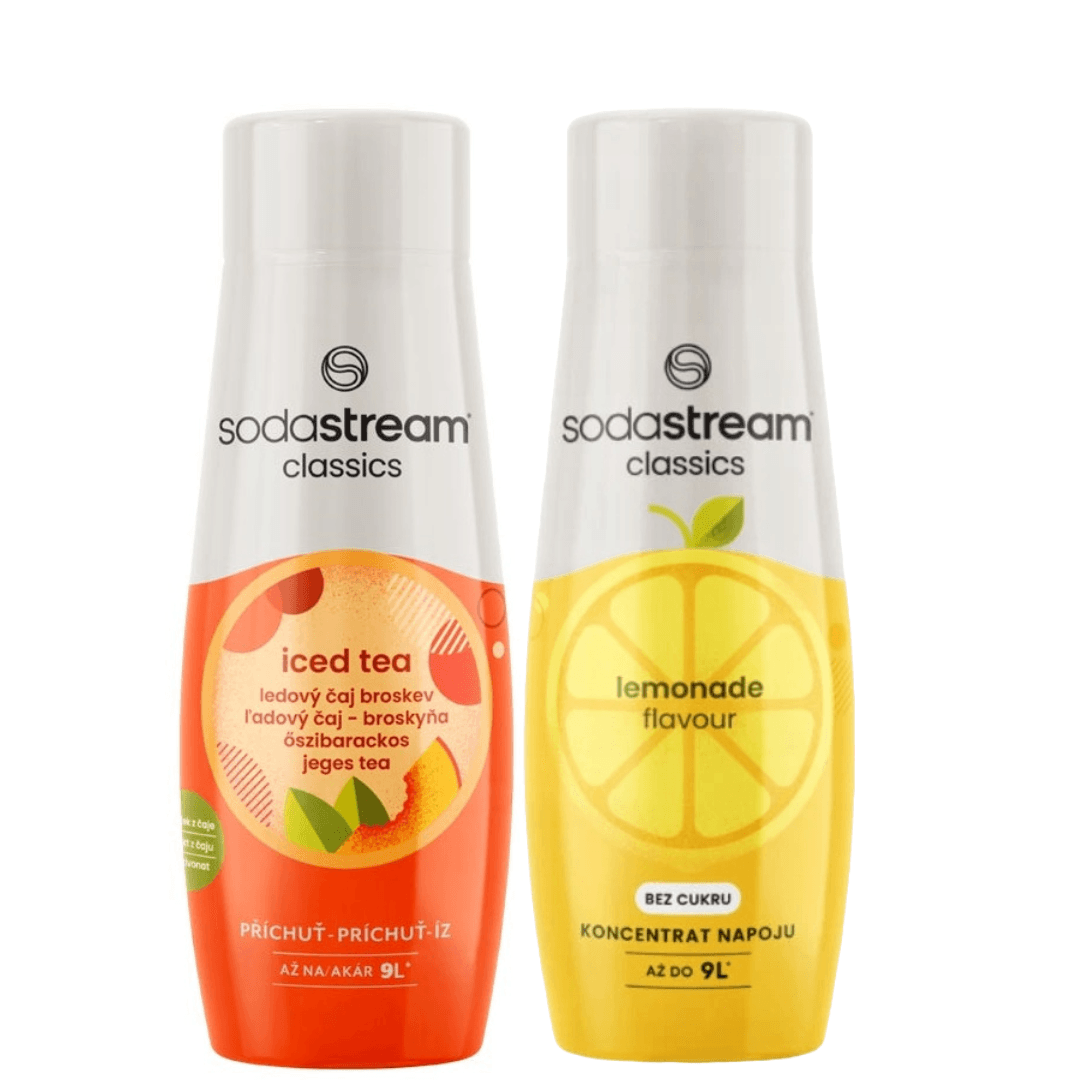 2 x Tè freddo alla pesca + Sciroppi di limonata Zero