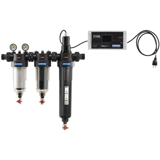 Cintropur UV TRIO 6100 (1", 60 W) – sistema completo di sterilizzazione e filtrazione UV