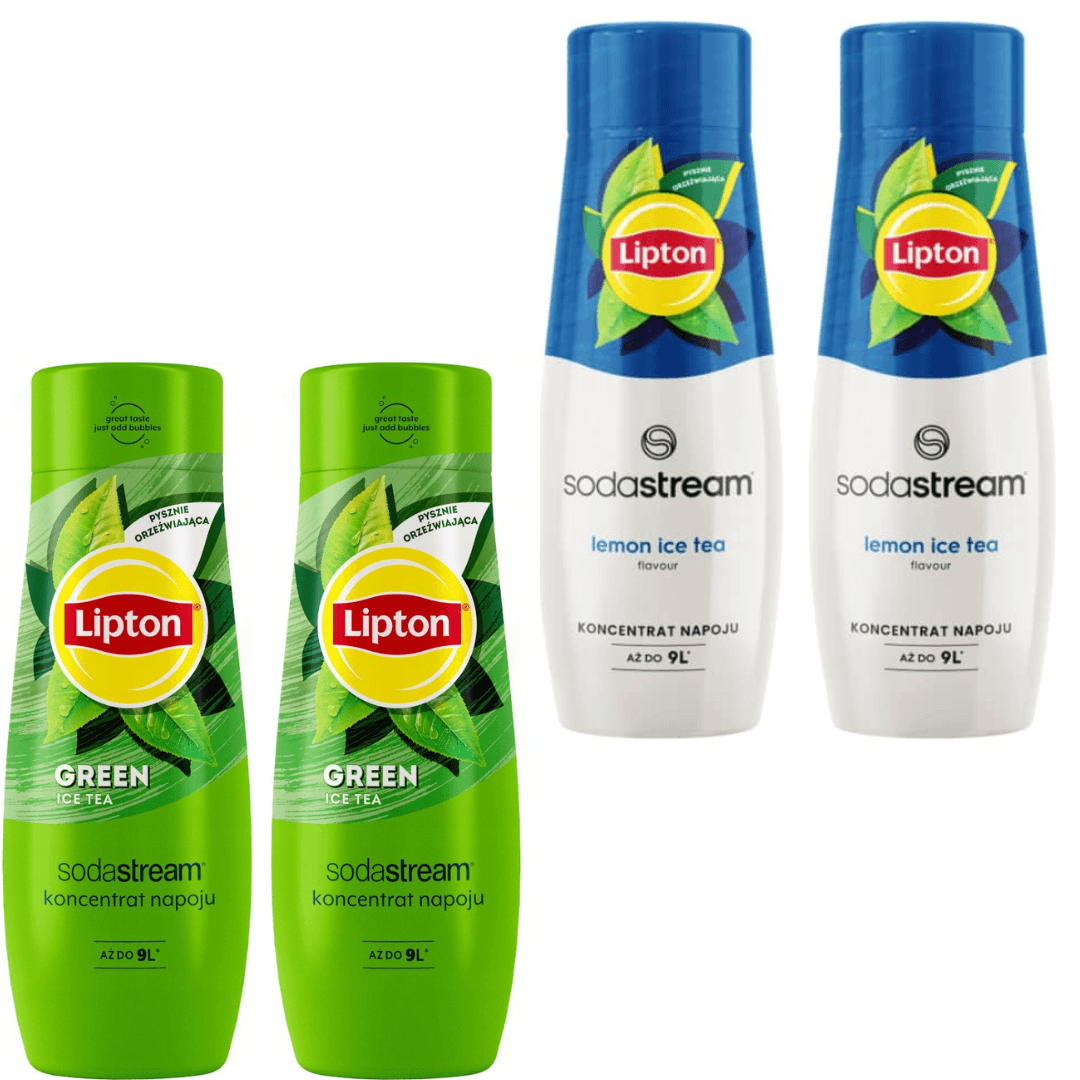2x Lipton Limone + 2x Lipton Verde sciroppo