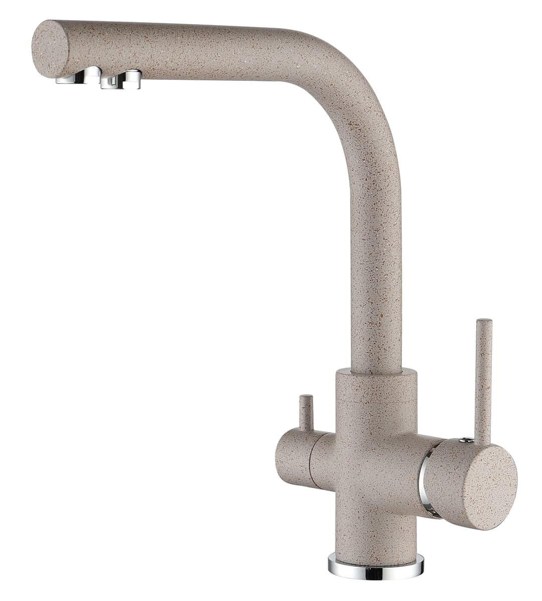 Rubinetto da cucina AKVADUO 2663L-(Beige sabbia)