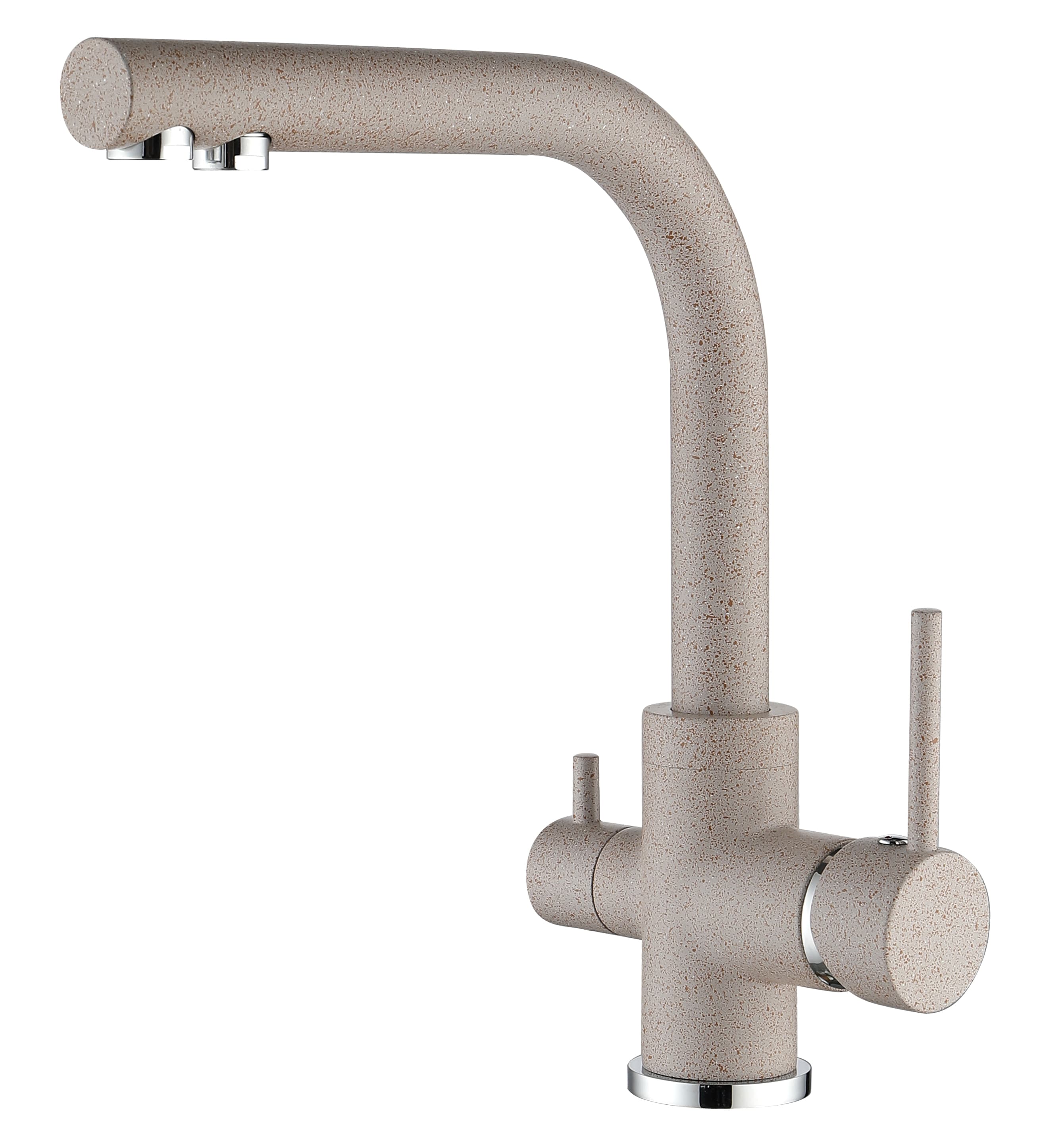 Rubinetto da cucina AKVADUO 2663L-(Beige sabbia)