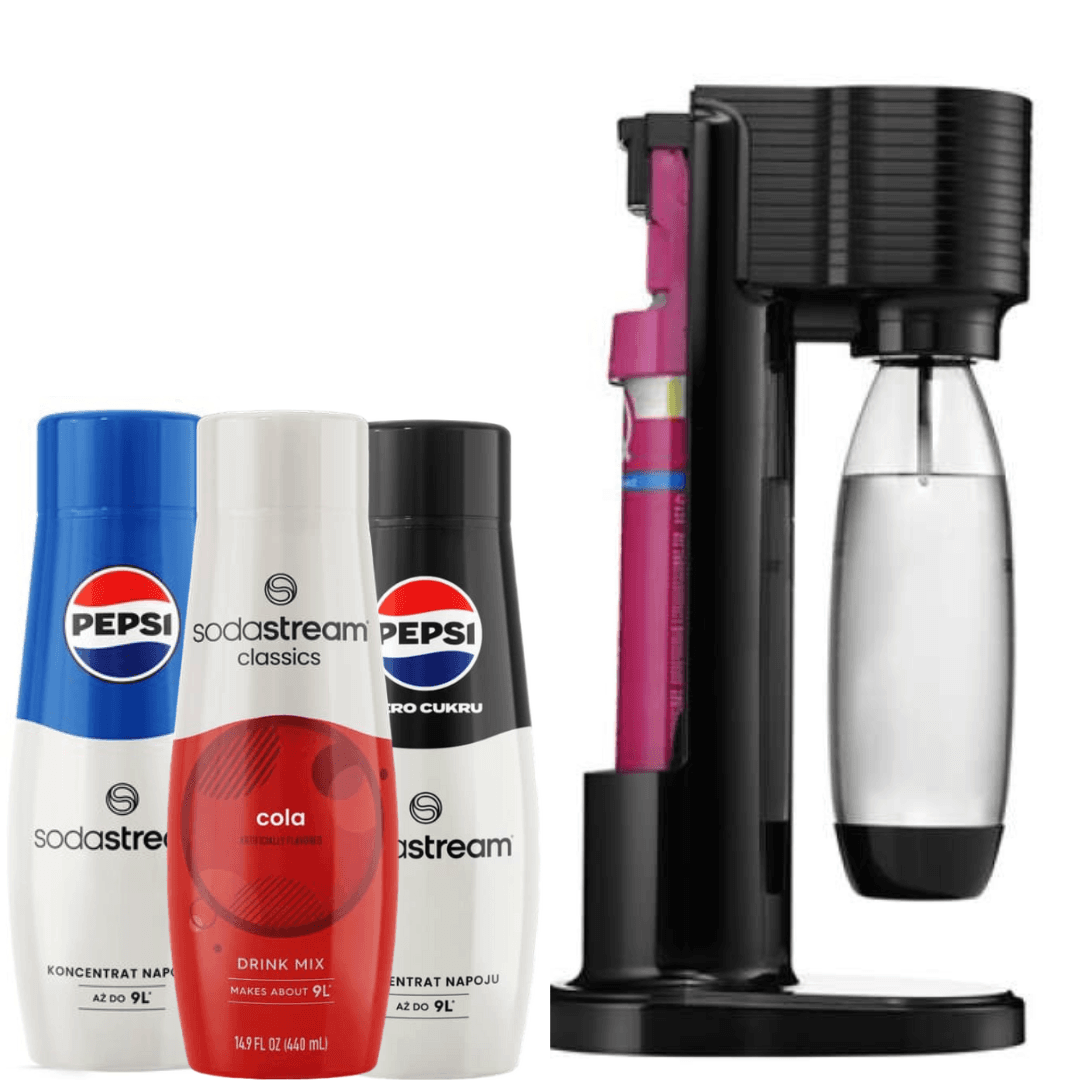 Gasatore GAIA Nero + 3 x Sciroppi
