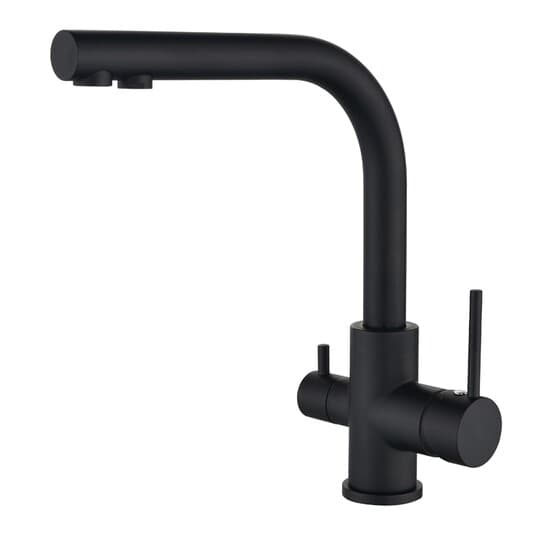 Rubinetto da cucina AKVADUO 2663L-(nero opaco)