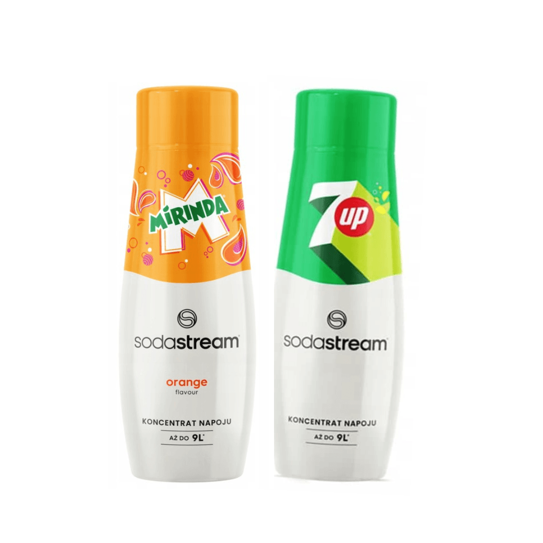 2 x MIRINDA + 7UP sciroppi