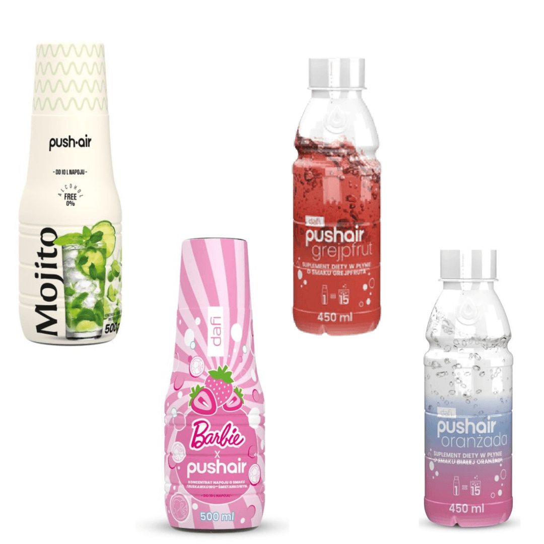 4x Dafi Mojito + Barbie + Pompelmo + Arancia Bianca sciroppi