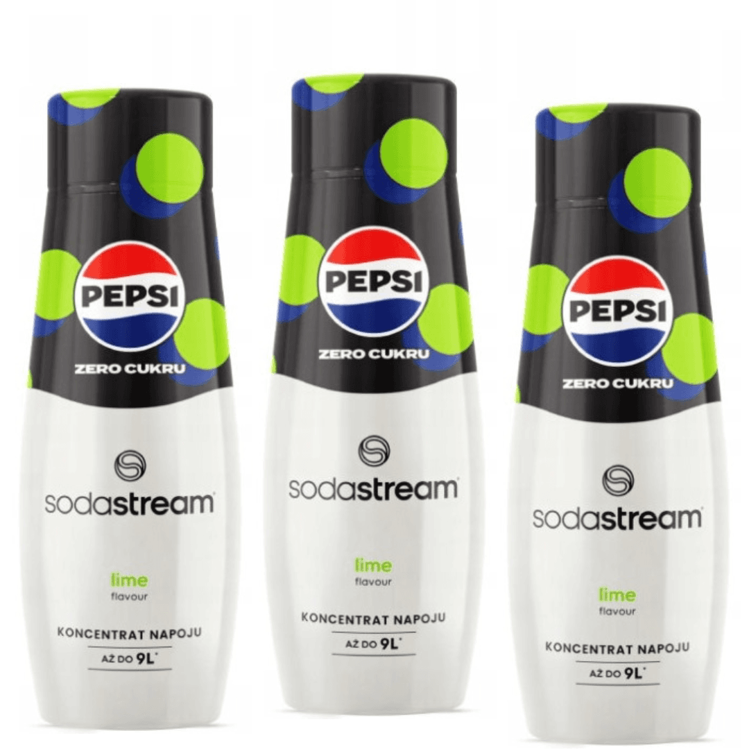 3x Sciroppi SodaStream Pepsi Max Lime