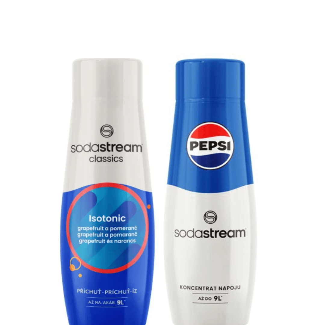 2 x SodaStream ISOTONIC + PEPSI Sciroppi
