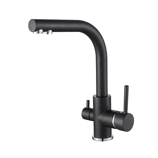 Rubinetto da cucina AKVADUO 2663L- (nero metallizzato)
