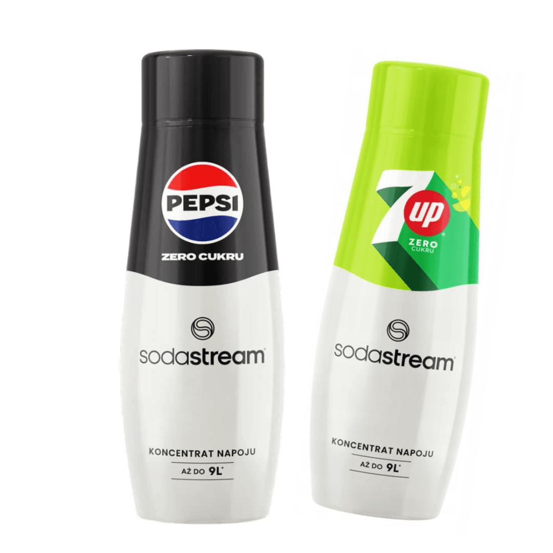2x 7Up ZERO + Pepsi Max sciroppi