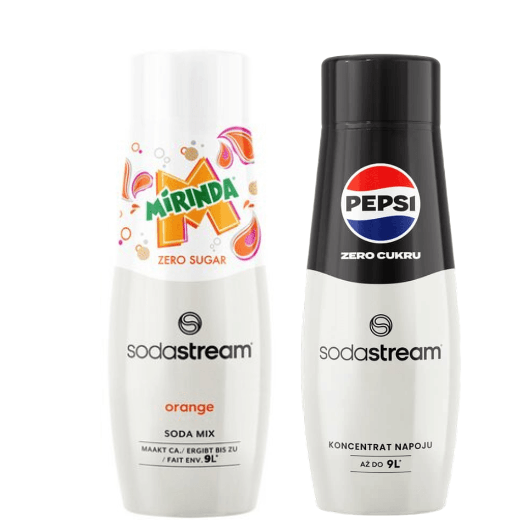 2x MIRINDA LIGHT + Pepsi Max sciroppi