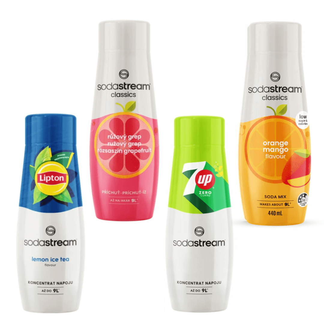 4x 7 UP ZERO + Arancia Mango + Pompelmo Rosa + Lipton Tè al Limone