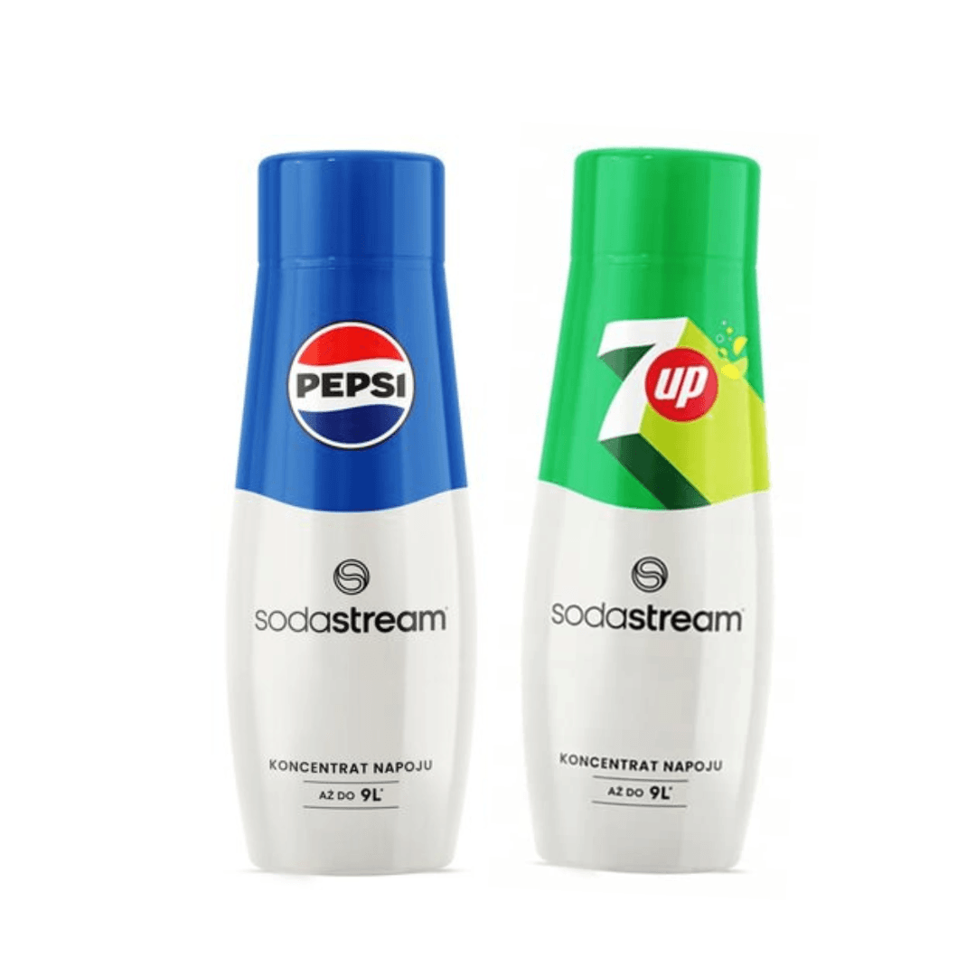 2 x PEPSI + 7Up sciroppi