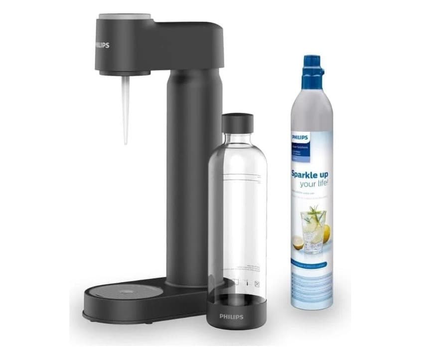 Philips Macchina per Soda, con Cartuccia di CO2, Nero (ADD4901BK Lite)