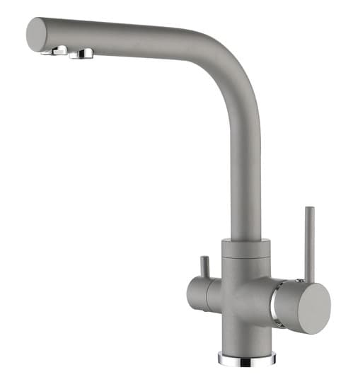 Rubinetto da cucina AKVADUO 2663L-(grigio chiaro)
