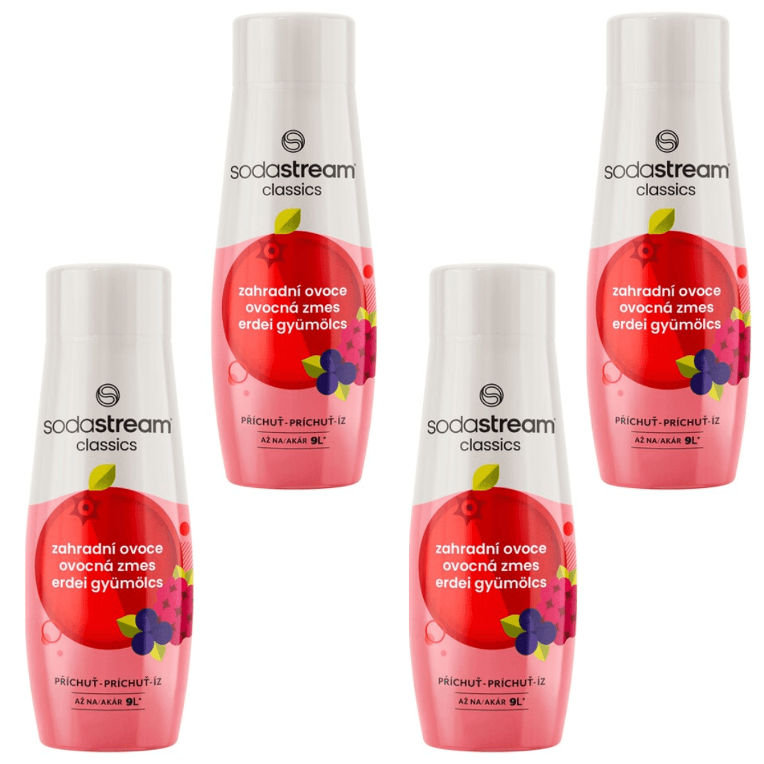 4x Sciroppi SodaStream Frutti di Giardino