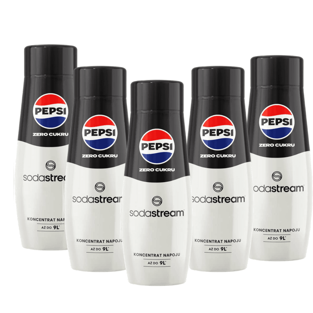 5× SodaStream Pepsi MAX siroppi