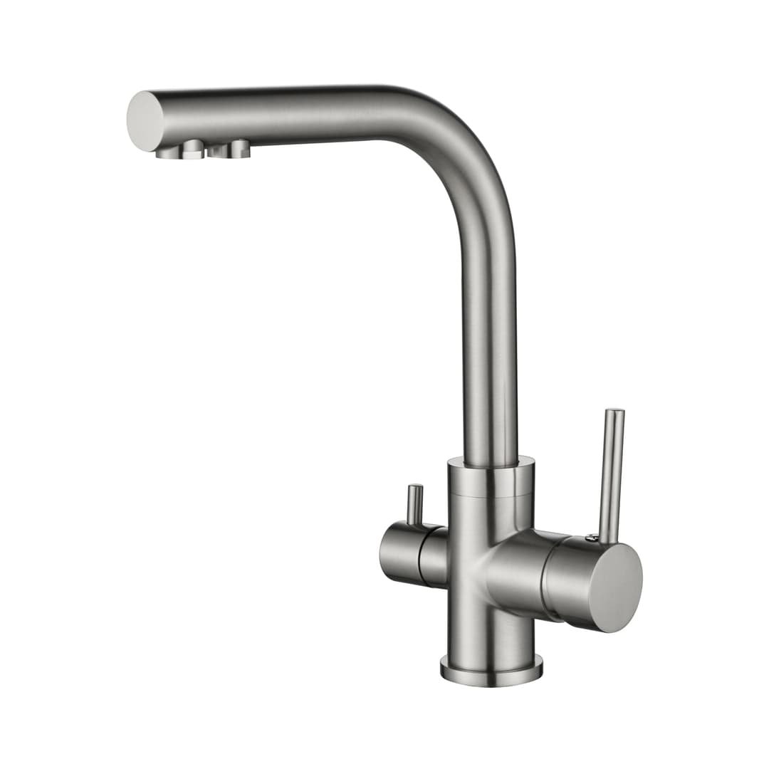 Rubinetto da cucina AKVADUO 2663L-710 (Acciaio)