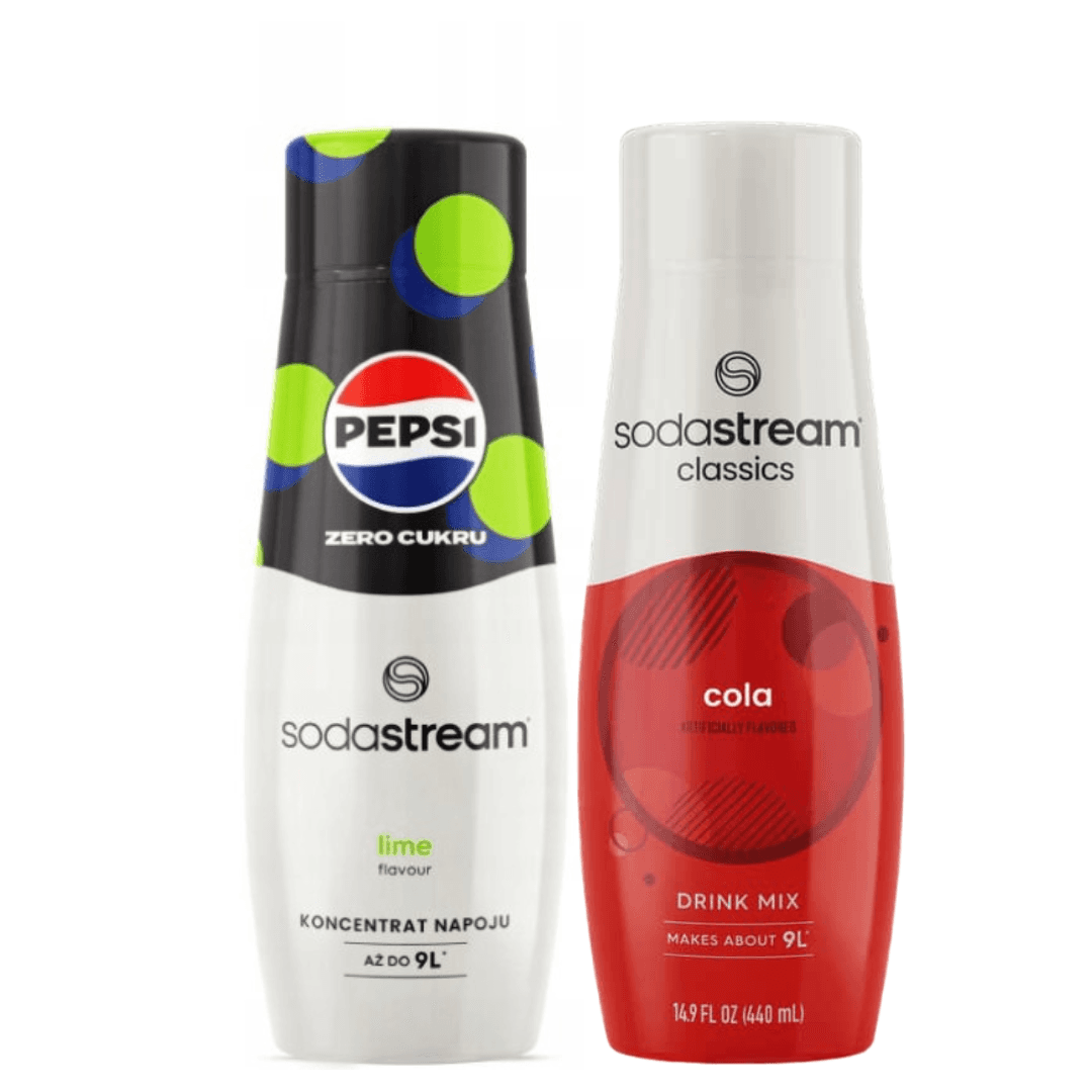 2 x PEPSI MAX LIME + COLA Sciroppi