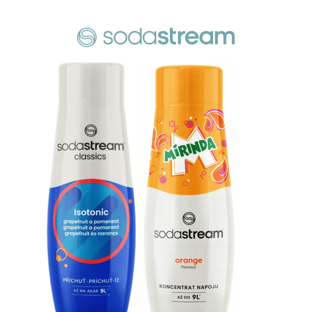 2 x Sciroppi SodaStream ISOTONIC + MIRINDA