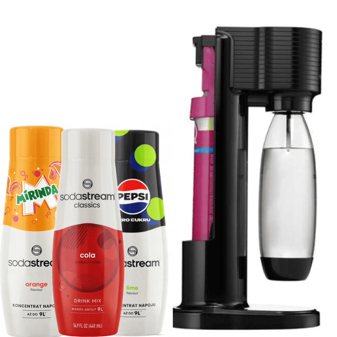 Gasatore GAIA Nero + 3 x Sciroppi