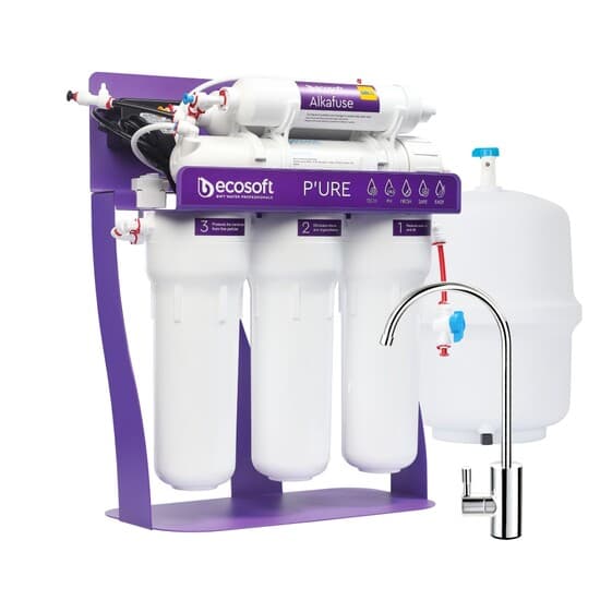 Ecosoft PURE Alkafuse osmosi inversa (per aumentare il pH dell'acqua) con pompa