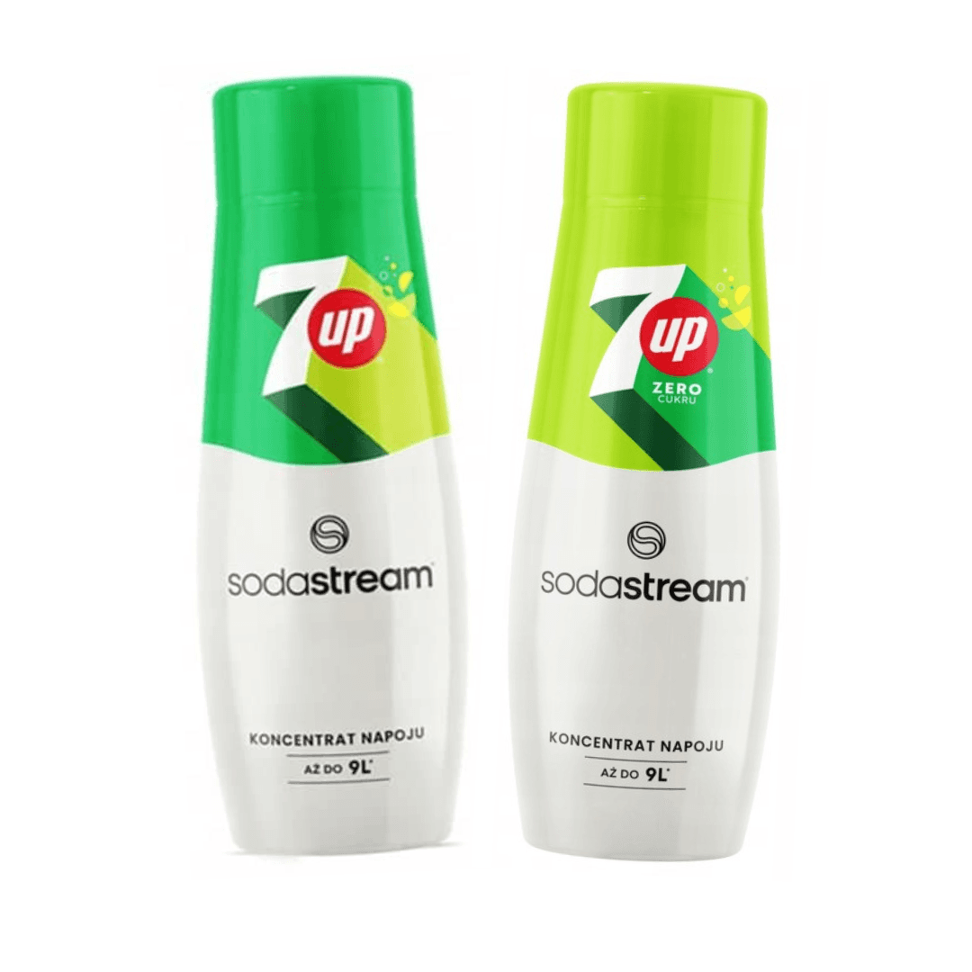 2 x 7Up Zero + 7Up sciroppi