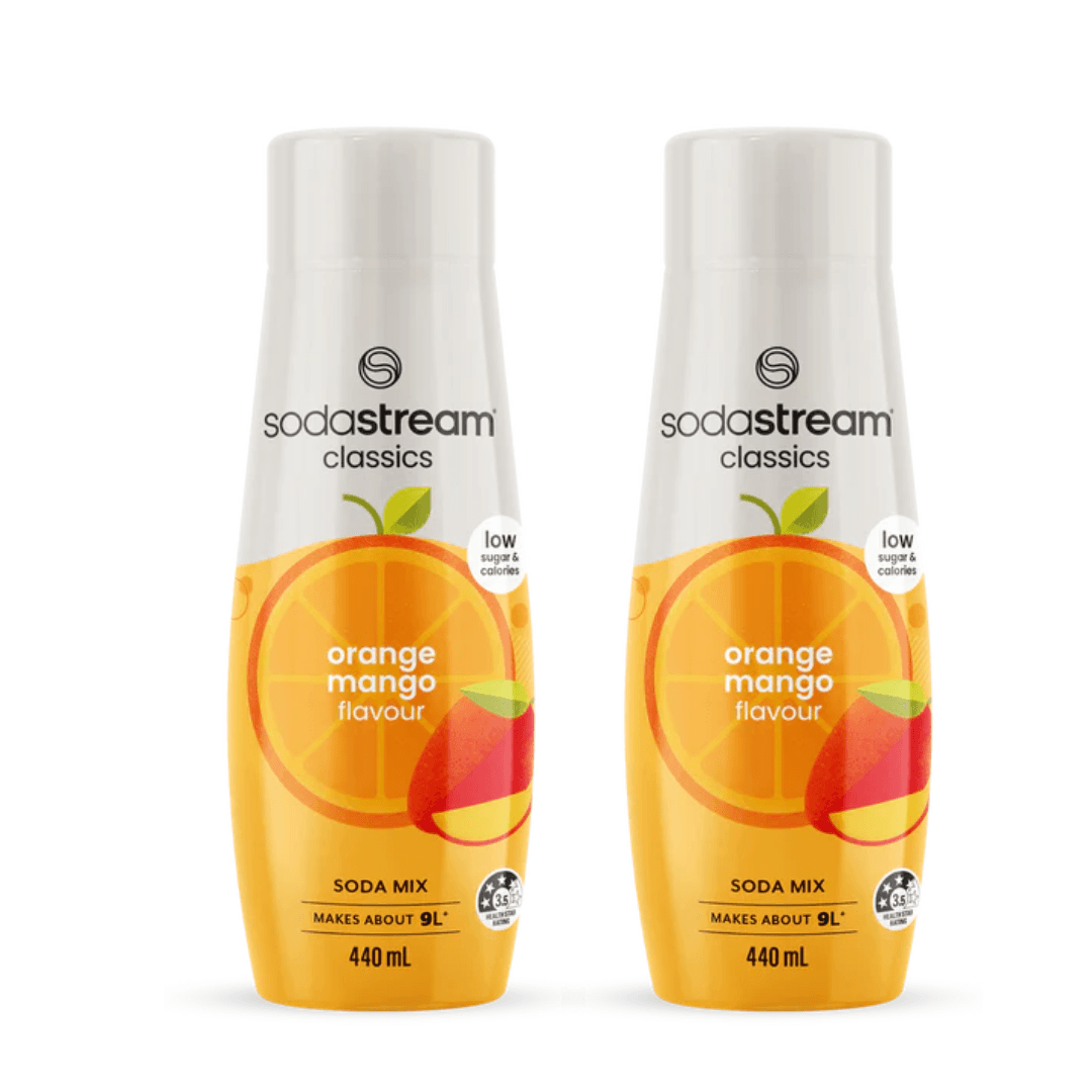 2x SodaStream Arancia Mango Sciroppi