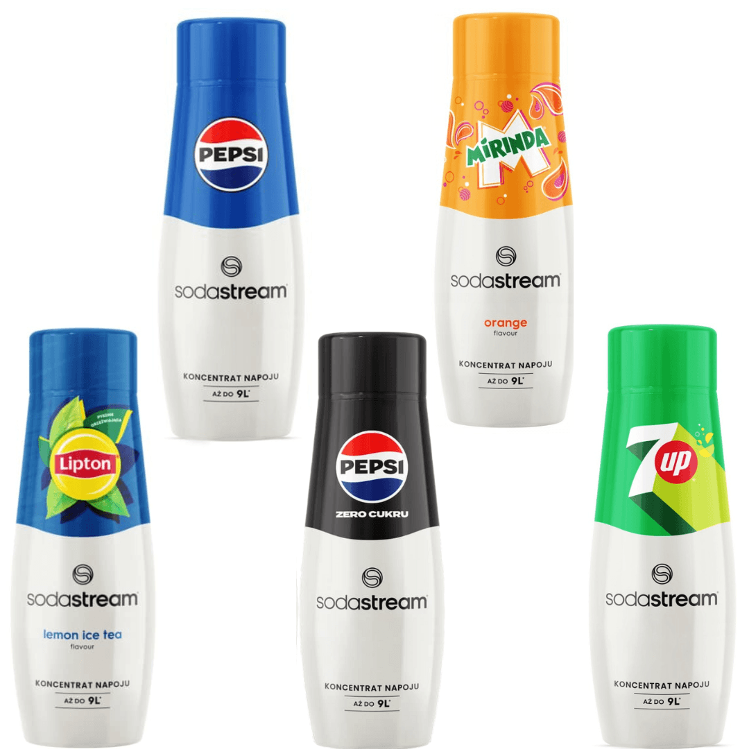 5x 7Up + Pepsi + Mirinda + Pepsi Max + Lipton Tè al Limone