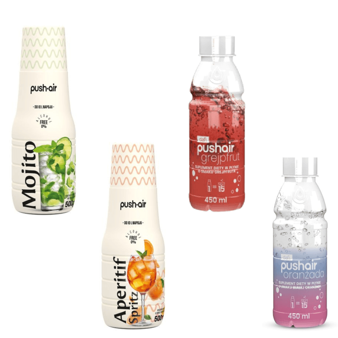 4× Sciroppi Dafi Mojito + Aperitif Spritz + Pompelmo + Arancia Bianca