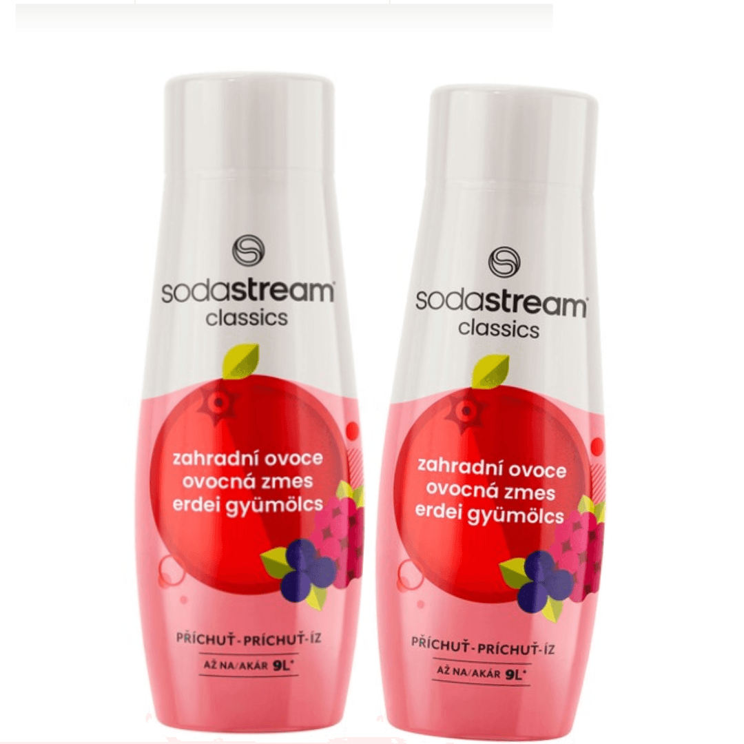 2 x Sciroppi ai frutti del giardino