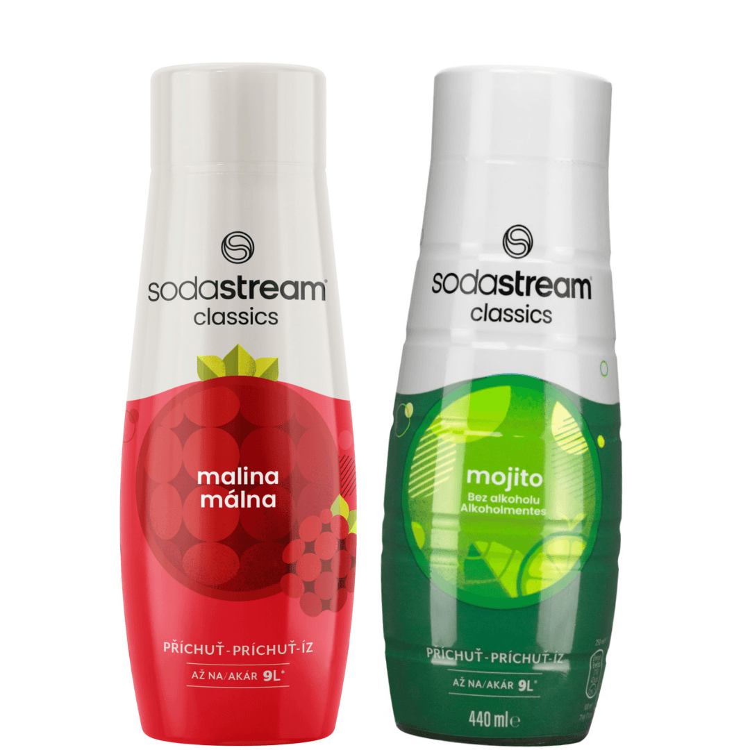 2 x SodaStream Mojito + Sciroppi al lampone