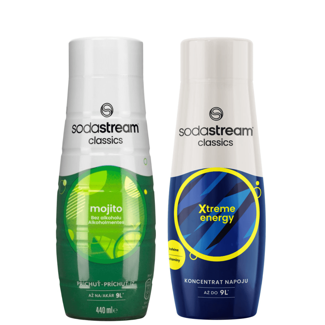 2 x SodaStream MOJITO + ENERGY sciroppi