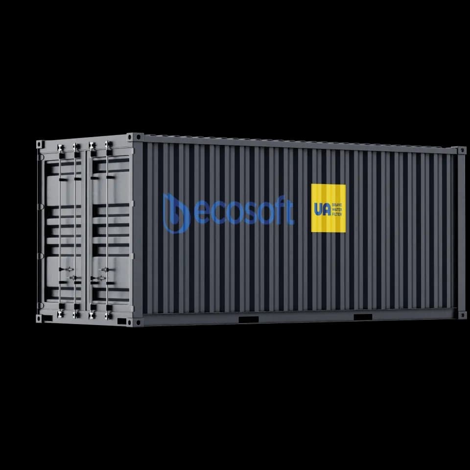 Sistema RO containerizzato con pretrattamento per acqua salmastra K20MO4B6
