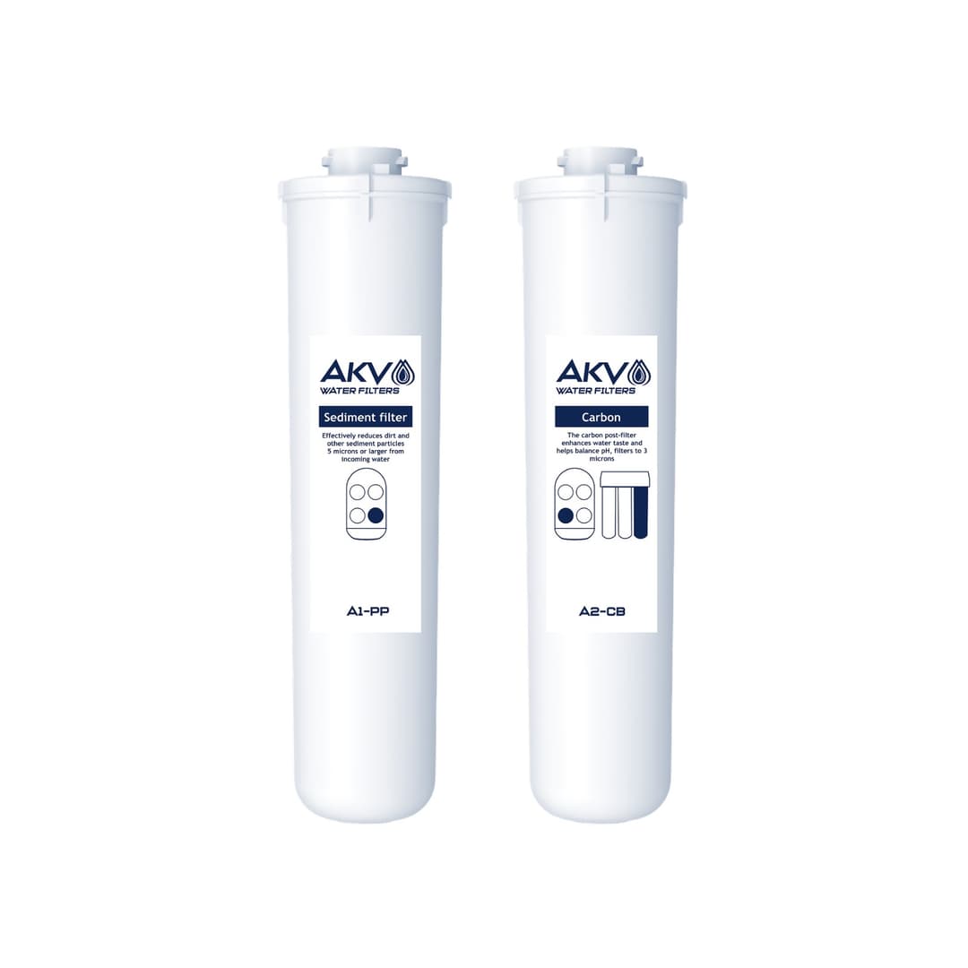 Kit prefiltro per sistemi ad osmosi inversa AKV TYTAN (A1-PP, A2-CB)