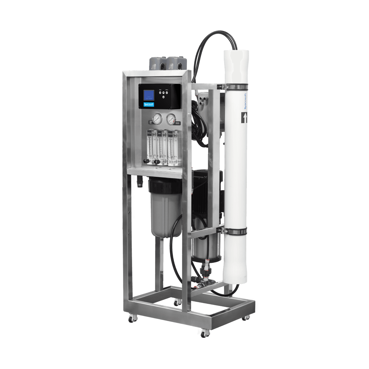 Ecosoft MO6500 INOX IoT 4" RO System con Econnect