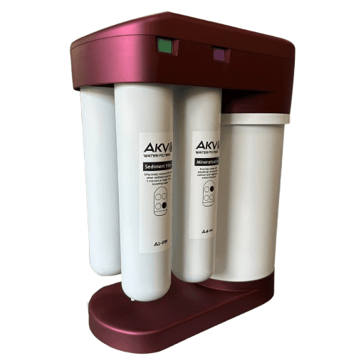 AKV RO TYTAN-400 Burgundy - sistema ad osmosi inversa ad alte prestazioni (400 GPD)